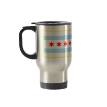 Flagge der Chicago-Reise-Tasse