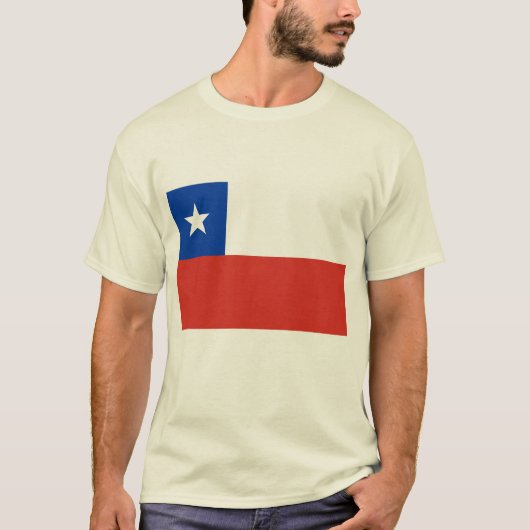 Flagge der Chile-T-Shirts, Knöpfe, Kleid T-Shirt (Vorderseite)