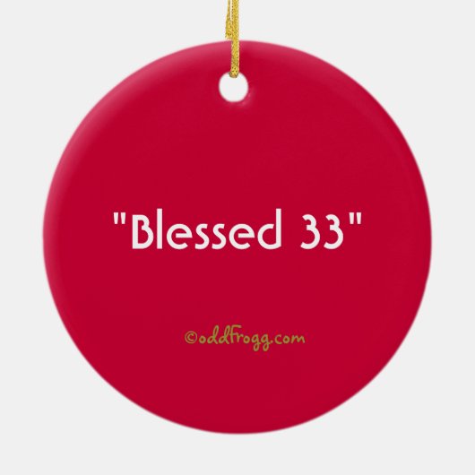 Flagge der Chile-Weihnachtsverzierung Keramikornament (Hinten)