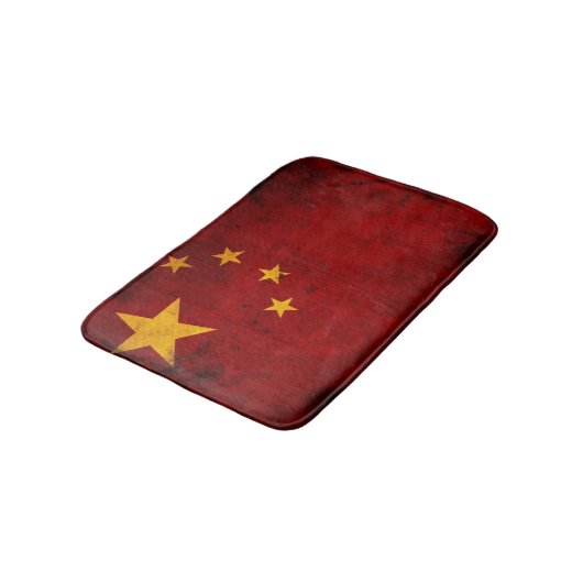 Flagge der China Badematte (Schrägansicht)