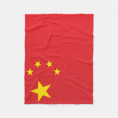 Flagge der China Fleecedecke (Vorderseite)