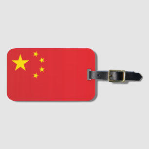 Flagge der China Gepäckanhänger
