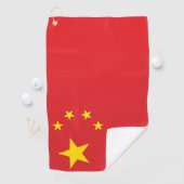 Flagge der China Golfhandtuch (Insitu)