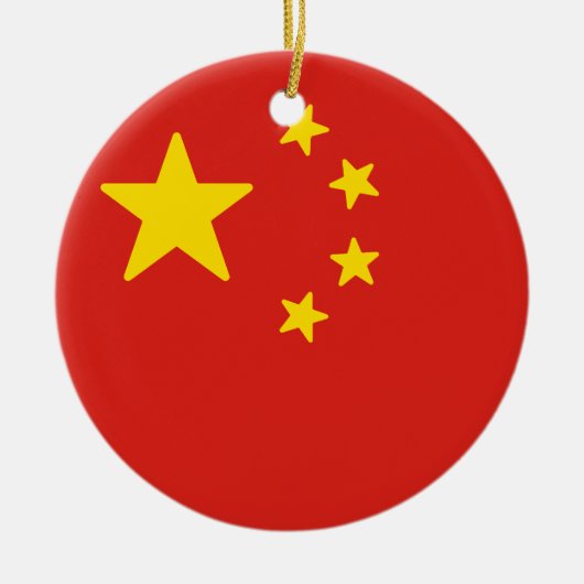 Flagge der China Keramik Ornament (Vorne)