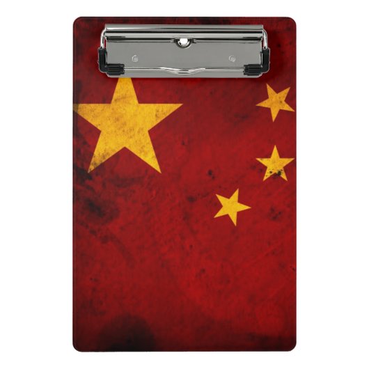 Flagge der China Mini Klemmbrett (Vorderseite)
