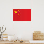 Flagge der China Poster (Küche)