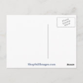 Flagge der China Postkarte (Rückseite)