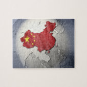 Flagge der China Puzzle (Horizontal)