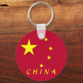 Flagge der China Schlüsselanhänger (Vorderseite)