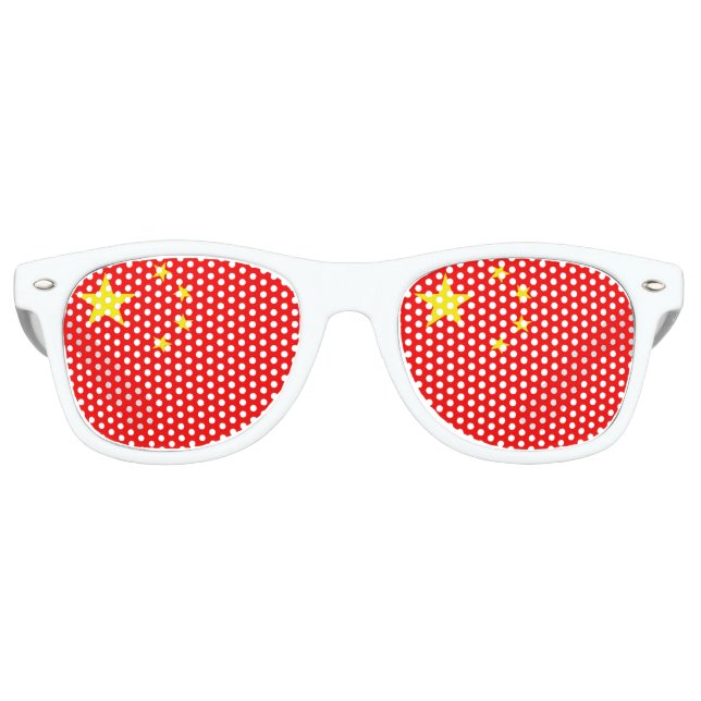 Flagge der China Sonnenbrille (Vorderseite)