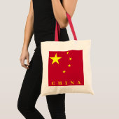 Flagge der China Tragetasche (Vorderseite (Produkt))