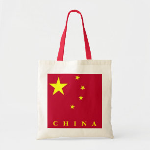 Flagge der China Tragetasche