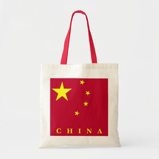 Flagge der China Tragetasche (Vorne)