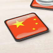 Flagge der China Untersetzer (Linke Seite)