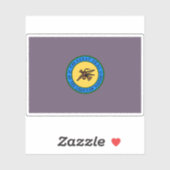 Flagge der Choctaw-Nation und -Stamm, USA Aufkleber (Blatt)