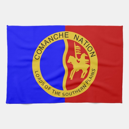 Flagge der Comaanche-Nation Handtuch (Horizontal)