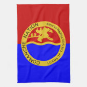 Flagge der Comaanche-Nation Handtuch (Vertikal)