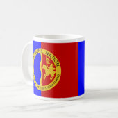 Flagge der Comaanche-Nation Kaffeetasse (Vorderseite Links)