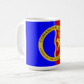Flagge der Comanche-Nation Kaffeetasse (Vorderseite Links)