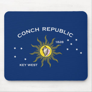 Flagge der Conch-Republik, Flagge von Key West Mousepad