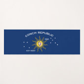 Flagge der Conch-Republik Yogamatte (Vorderseite (Horizontal))