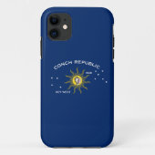 Flagge der Conchrepublik, Flagge des Westens der S Case-Mate iPhone Hülle (Rückseite)