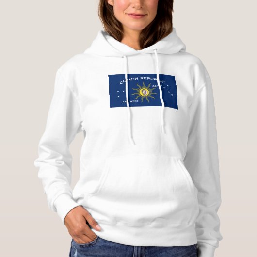 Flagge der Conchrepublik, Flagge des Westens der S Hoodie (Vorderseite)