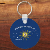 Flagge der Conchrepublik, Flagge des Westens der S Schlüsselanhänger (Vorderseite)