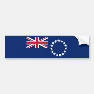Flagge der Cook Islands Autoaufkleber