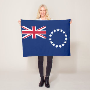 Flagge der Cook Islands Fleecedecke
