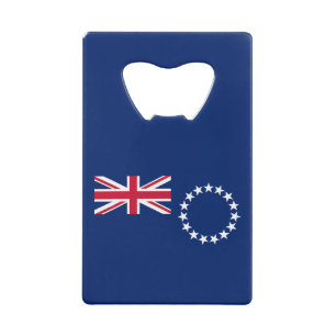 Flagge der Cook Islands Geldbeutel Flaschenöffner