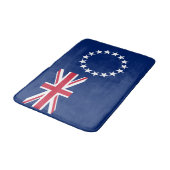 Flagge der Cookinseln Badematte (Schrägansicht)