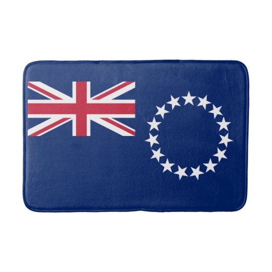 Flagge der Cookinseln Badematte (Vorderseite)