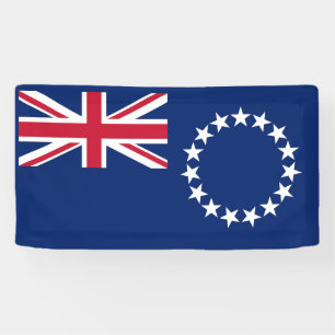 Flagge der Cookinseln Banner