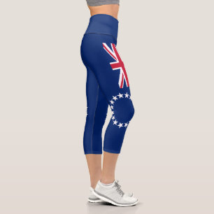 Flagge der Cookinseln Capri Leggings