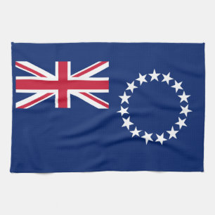 Flagge der Cookinseln Geschirrtuch