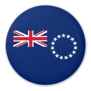 Flagge der Cookinseln Keramikknauf