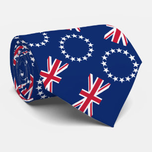 Flagge der Cookinseln Krawatte