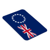 Flagge der Cookinseln Magnet (Rechte Seite)