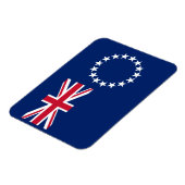 Flagge der Cookinseln Magnet (Linke Seite)