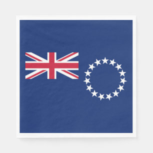 Flagge der Cookinseln Serviette