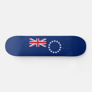 Flagge der Cookinseln Skateboard