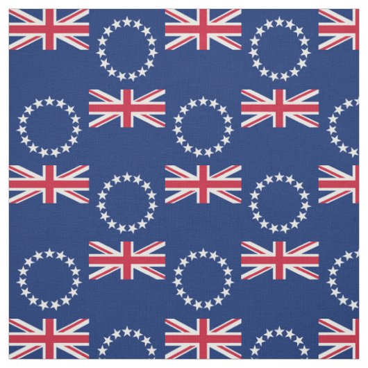 Flagge der Cookinseln Stoff (Muster)