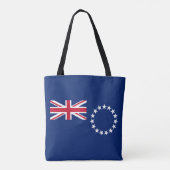 Flagge der Cookinseln Tasche (Rückseite)