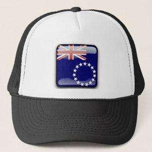 Flagge der Cookinseln Truckerkappe