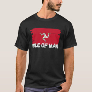 Flagge der coolen Insel Man T-Shirt
