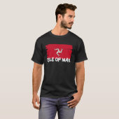 Flagge der coolen Insel Man T-Shirt (Vorne ganz)