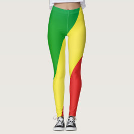 Flagge der coolen Republik Kongo Leggings
