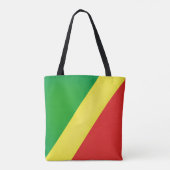Flagge der coolen Republik Kongo Tasche (Rückseite)