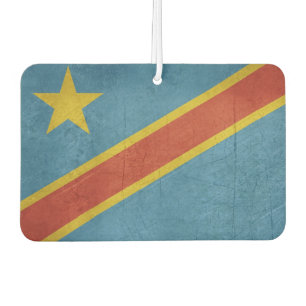 Flagge der Demokratischen Republik Kongo Autolufterfrischer